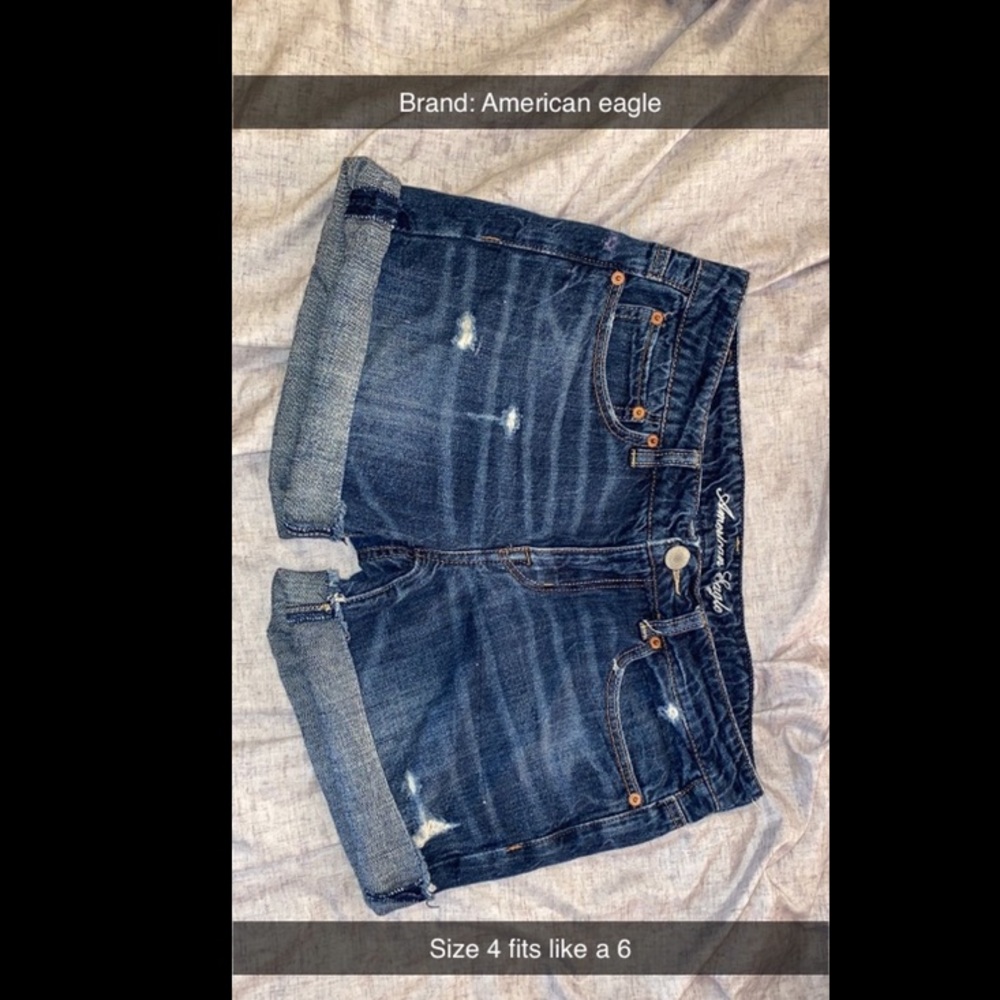 American eagle jean shorts